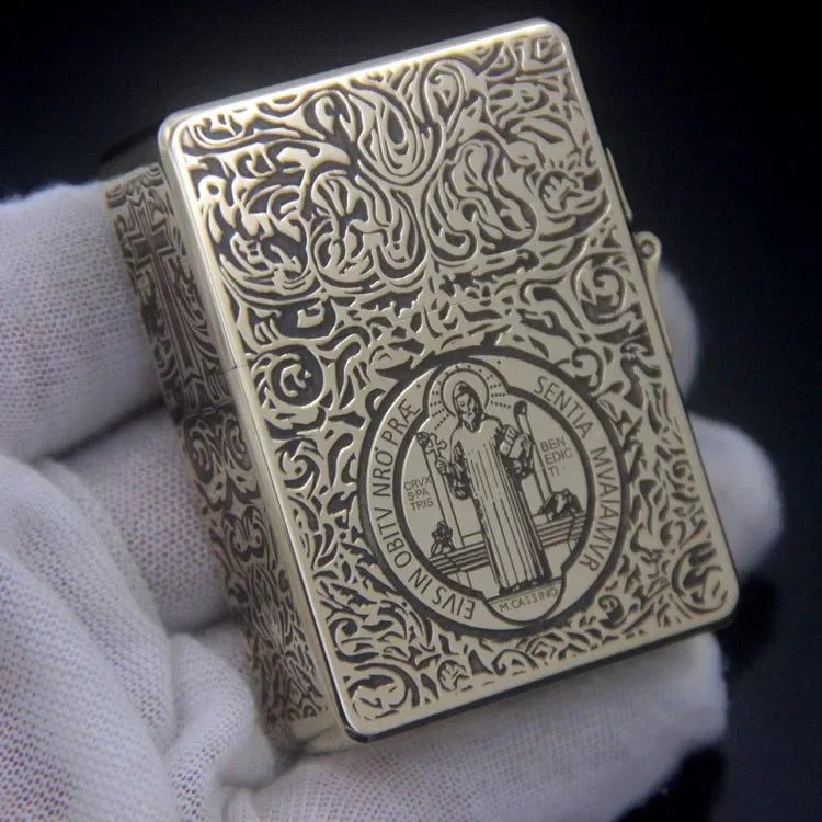 Engraved Constantine Pattern Kerosene Lighter